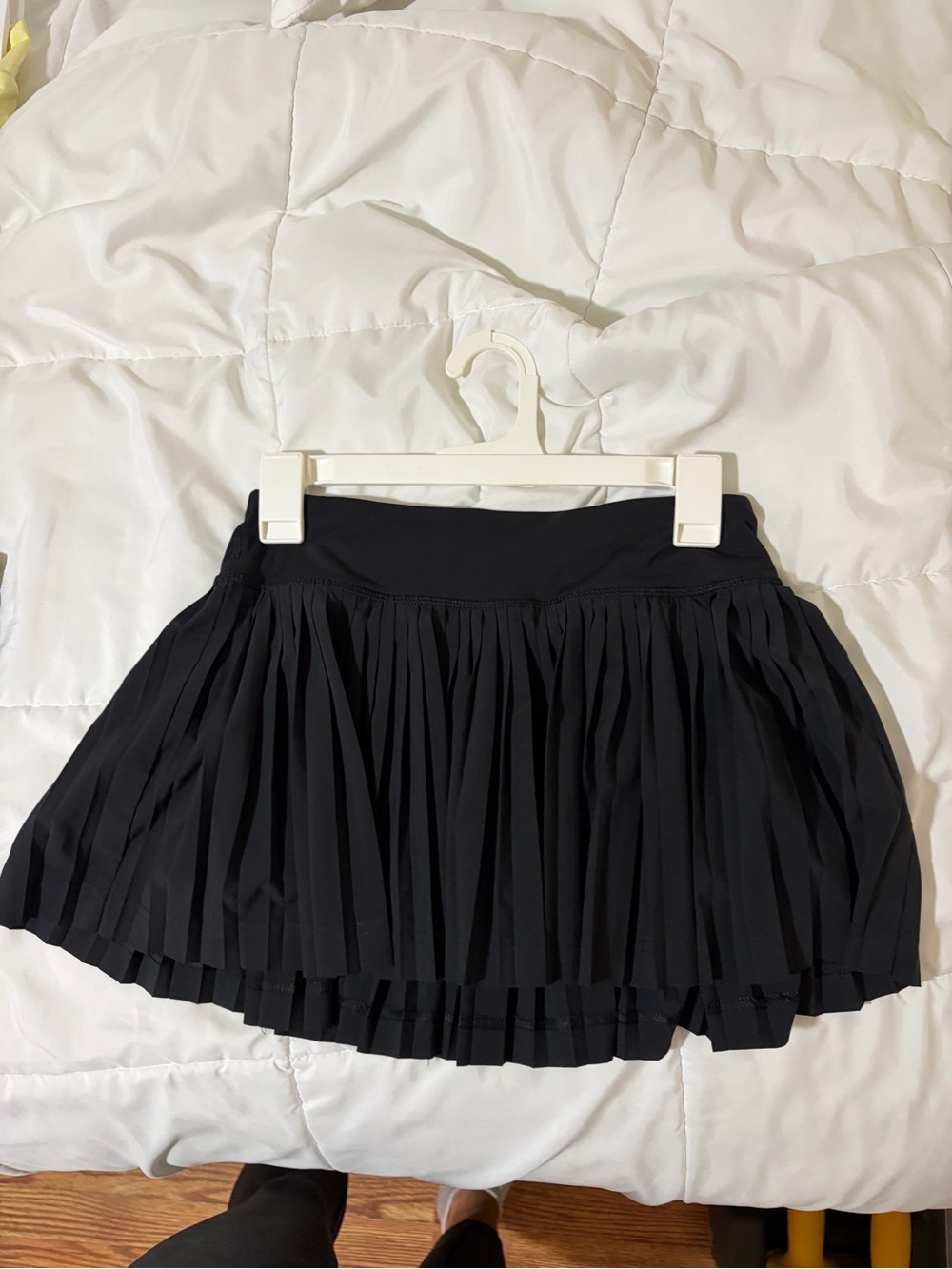 lululemon athletica Black Pleated Athletic Skort
